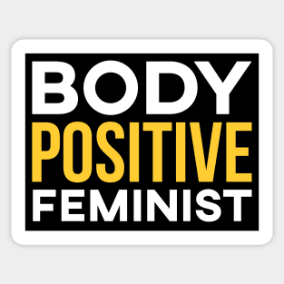 Body Positive Feminist Shirt Sticker